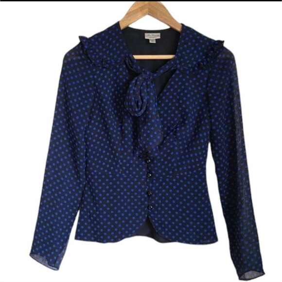 alice temperly for target polka dot blouse size XS - Picture 1 of 5